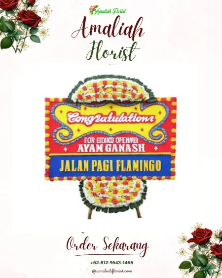 Sewa Papan Bunga Tlogomas